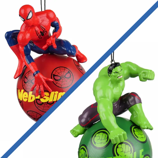 Superhelden kerstballen Marvel set van 2, Kurtadler, tuincentrumoutlet