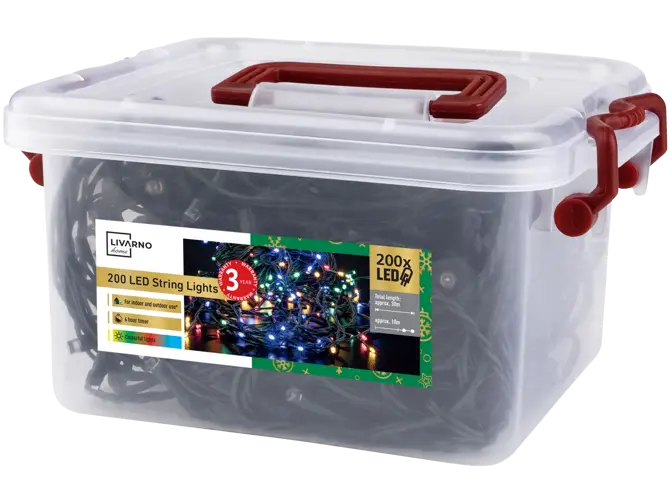 400 led fairy lights coloured light - afbeelding 1