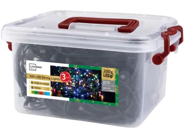 400 led fairy lights coloured light