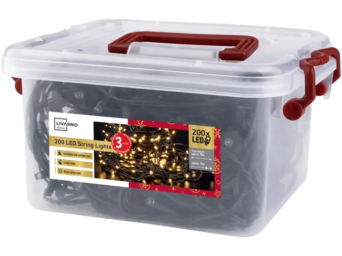 400 led fairy lights warm white - afbeelding 1