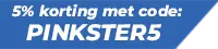 5% korting met pinkster5