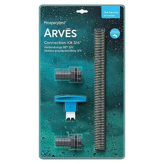 Aansluitset 3/4" RCANS8 Arves - licht grijs, Vita, tuincentrumoutlet.com