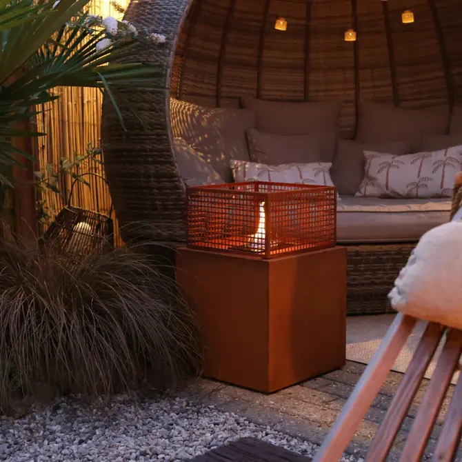 Agni 40 Corten sfeer, Tenderflame, tuincentrumoutlet.com