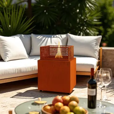 Agni 40 Corten sfeerbeeld, Tenderflame, tuincentrumoutlet.com