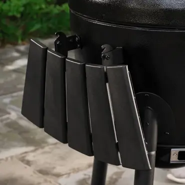 Akorn Kamado Charcoal Grill black detail, Kamado Joe, tuincentrumoutlet