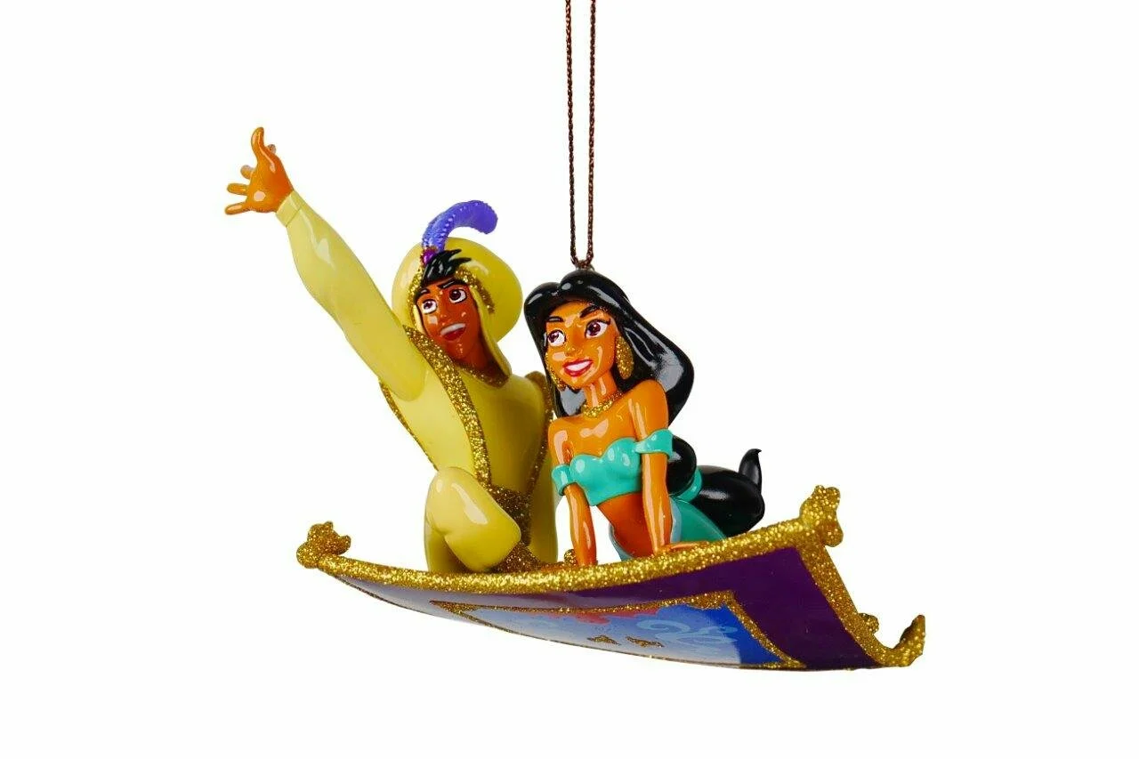 Aladdin kerstbal Aladdin en Jasmine Disney