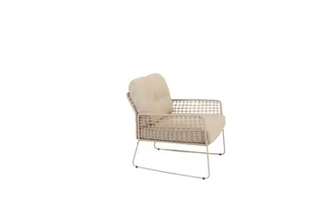 Albano loungeset met salontafels stoel rechts, 4 Seasons Outdoor, Tuincentrum Outlet