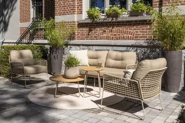 Albano loungeset met salontafels sfeerbeeld 3, 4 Seasons Outdoor, Tuincentrum Outlet