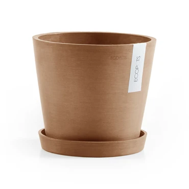 Amsterdam 20 Terra met onderschotel, Ecopots, tuincentrumoutlet.com