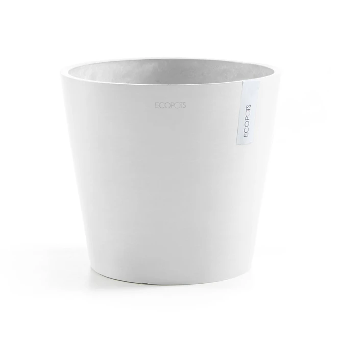 Amsterdam 25 Wit, Ecopots, tuincentrumoutlet.com