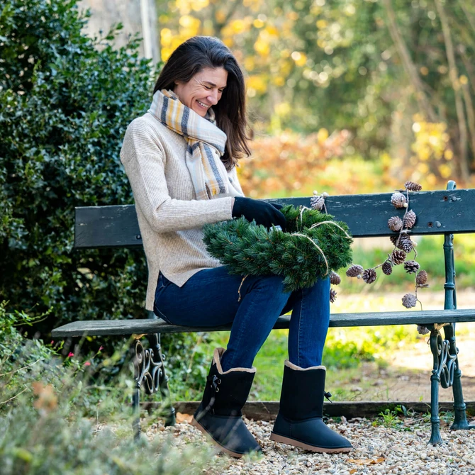 Anoki Laarzen Dames 40/41 Zwart Halfhoog Blackfox - afbeelding 5