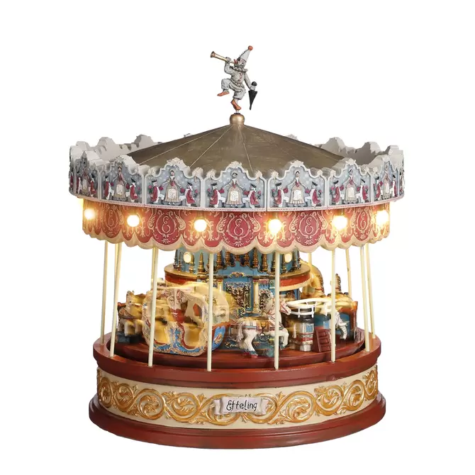 Anton Pieck carrousel werkt op batterijen, Luville Efteling, tuincentrumoutlet