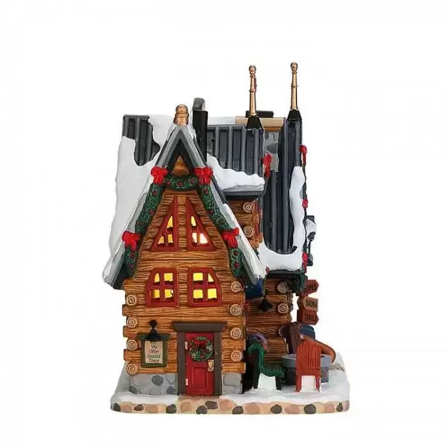 Apresski lodge zijkant, Lemax, tuincentrumoutlet