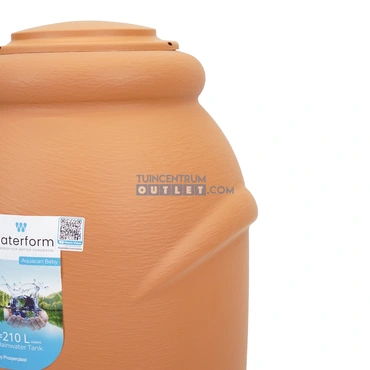 AQUA CAN regenton 210L brick, Meuwissen Agro, tuincentrumoutlet