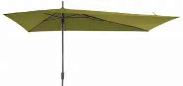 Asymetrique 360x220 sage groen met verrijdbare 60kg voet parasol, Madison, tuincentrumoutlet