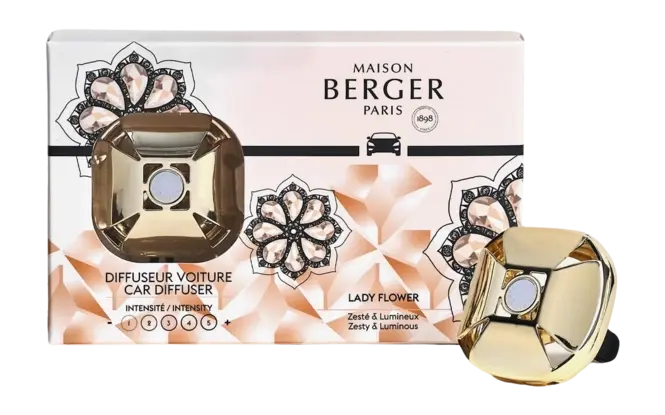 Autodiffuser Eternity Or / Lady Flower, lampe berger, tuincentrumoutlet.com