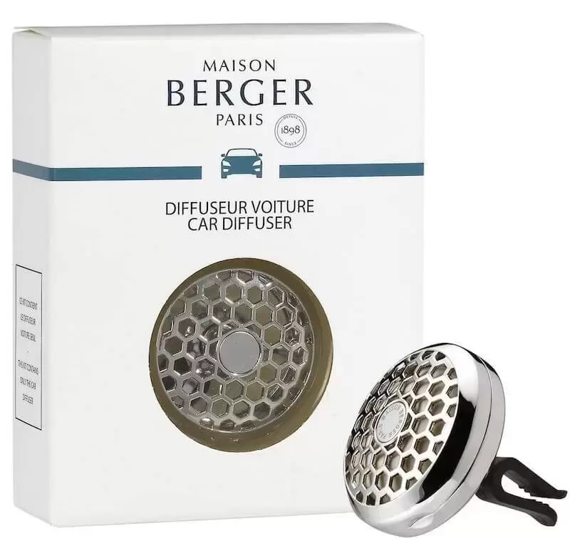Autoparfum Honey Comb Chrome Auto Car Diffuser Lampe Berger Maison Paris afbeelding