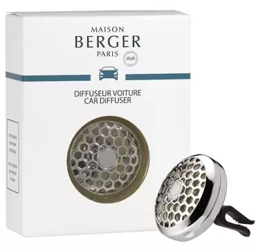 Autoparfum Honey Comb Chrome Auto Car Diffuser Lampe Berger Maison Paris - afbeelding 1