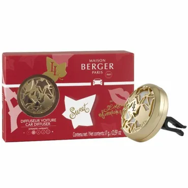 Autoparfum Startersset + 1 navulling Lolita Lempicka Satin gold (Sweet), lampe berger, tuincentrumoutlet.com
