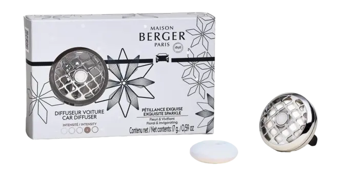 Autoparfum Startersset + 1 navulling Rosalie Pétillance Exquise (*), lampe berger, tuincentrumoutlet.com