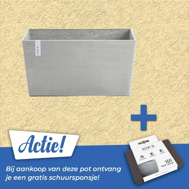 Bak paris l60b26h40cm witgrijs actie, Ecopots, tuincentrumoutlet.com
