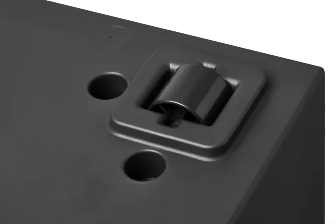 Bak vivo next l60cm zwart detail wiel, Elho, tuincentrumoutlet