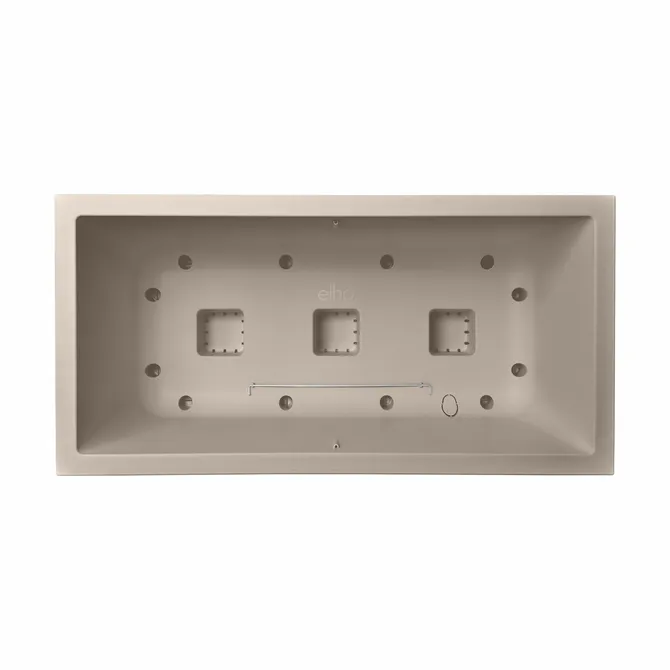 Bak vivo next lang 80 paddenstoel beige binnenkant, Elho, tuincentrumoutlet.com