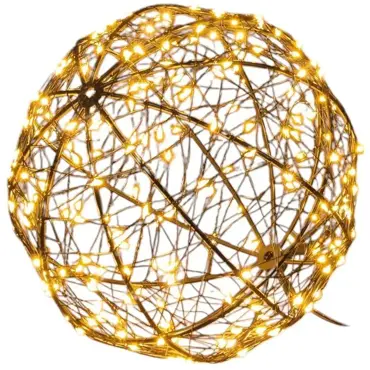 Bal metaal 200led fl. d18cm cw - afbeelding 3