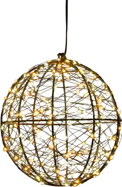 Bal metaal 200led flash d18cm cw/ww