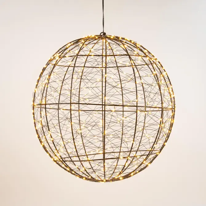 Bal metaal 500led fl. d35cm cw - afbeelding 1