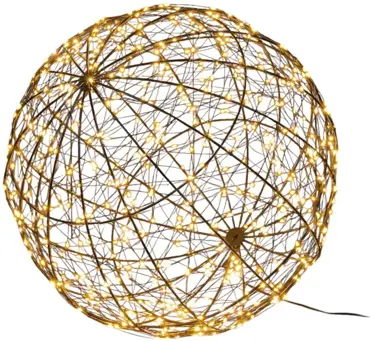 Bal metaal 500led fl. d35cm cw - afbeelding 3