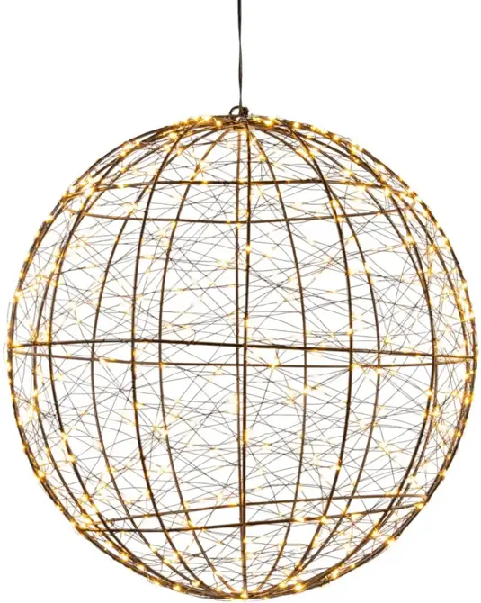 Bal metaal 500led fl. d35cm cw - afbeelding 2