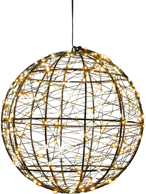 Bal metaal 500led flash d35cm cw/ww