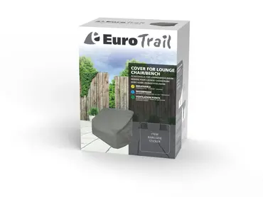 Bankhoes ca 200x90x100cm grijs verpakking, Eurotrail, tuincentrumoutlet