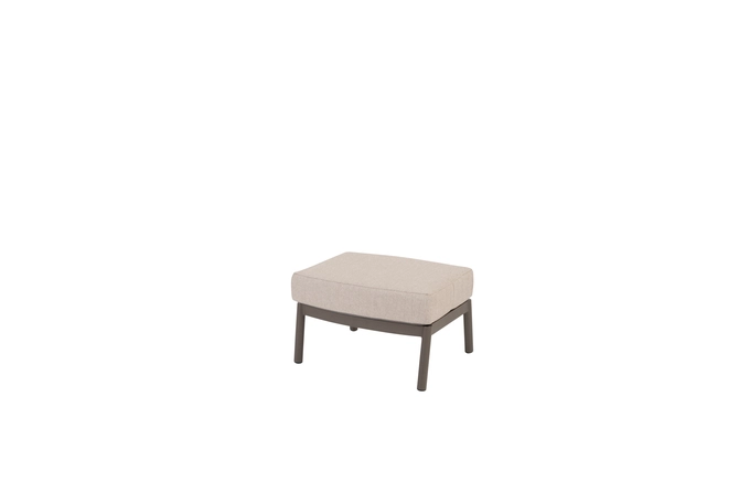 Barolo footstool terre with cushion, 4 Seasons Outdoor, tuincentrumoutlet.com