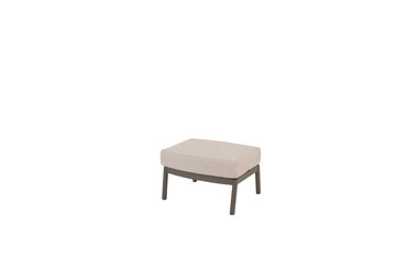 Barolo footstool terre with cushion, 4 Seasons Outdoor, tuincentrumoutlet.com