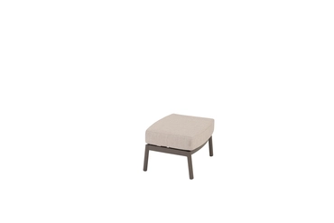 Barolo footstool terre with cushion zij, 4 Seasons Outdoor, tuincentrumoutlet.com