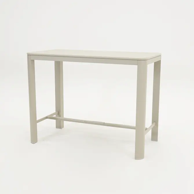 Barset Eos met 4x barstoel Quenza crème bartafel, Vita tuinmeubelen, Tuincentrumoutlet.com