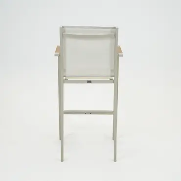 Barstoel Quenza stapelbaar creme heat achterkant, Vita, Tuincentrumoutlet.com