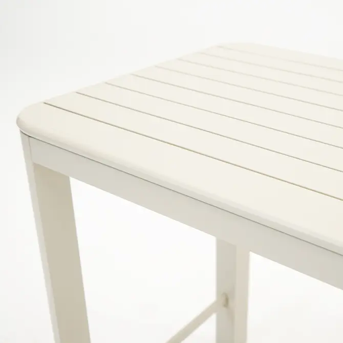 Bartafel Eos L140B74H105 creme detail, Vita, Tuincentrumoutlet