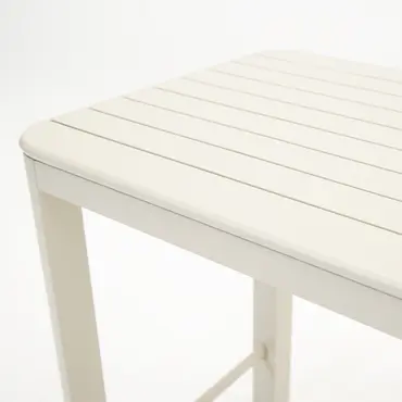 Bartafel Eos L140B74H105 creme detail, Vita, Tuincentrumoutlet