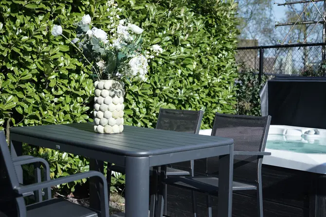 Bartafel EOS L105B74H140cm grijs sfeer, Vita, tuincentrumoutlet.com