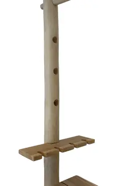 Bartafel m/krukken teak s3 - afbeelding 3