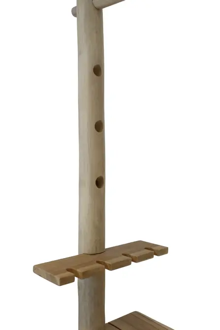 Bartafel teak 100x40x90cm - afbeelding 4
