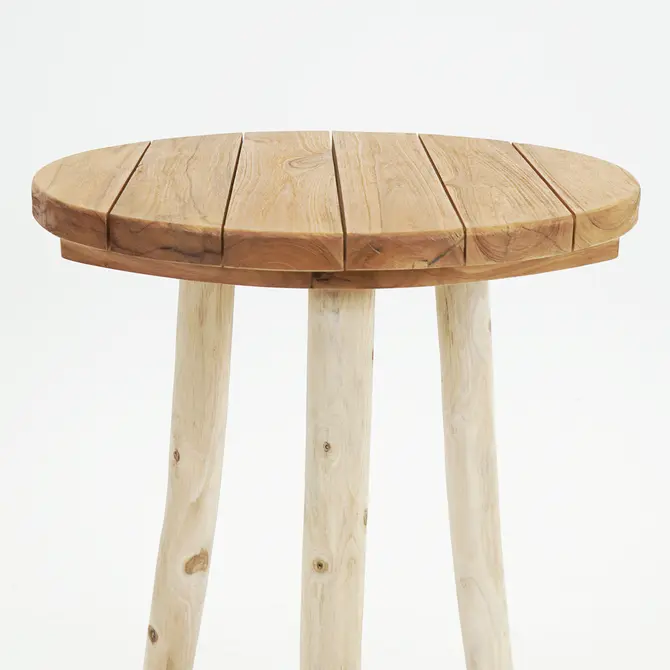 Bartafel teak tafelblad, Van der Leeden, tuincentrumoutlet.com