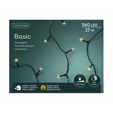 Basic verlichting l27m klassiek warm, Lumineo, tuincentrumoutlet