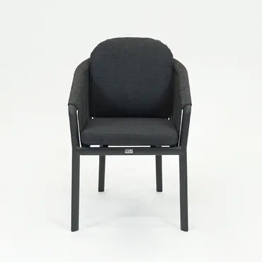 Belladonne fauteuil antraciet voor, Vita, Tuincentrumoutlet.com