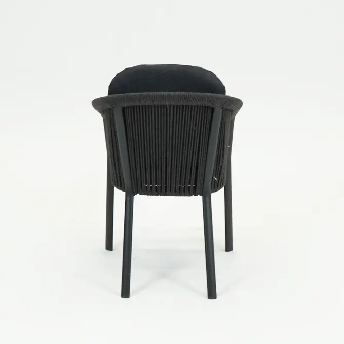 Belladonne fauteuil antraciet achter, Vita, Tuincentrumoutlet.com