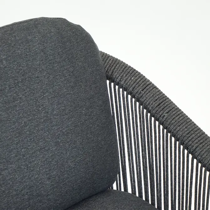 Belladonne fauteuil antraciet detail, Vita, Tuincentrumoutlet.com