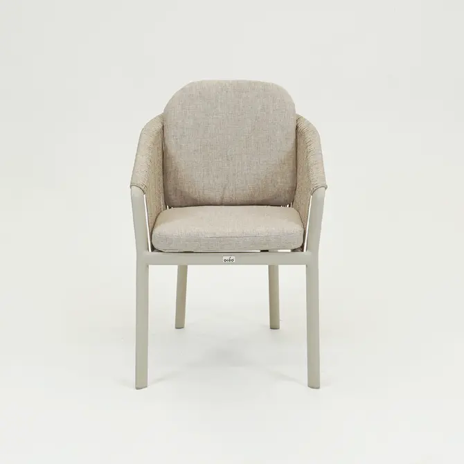 Belladonne fauteuil creme voorkant, Vita tuinmeubels, Tuincentrumoutlet.com